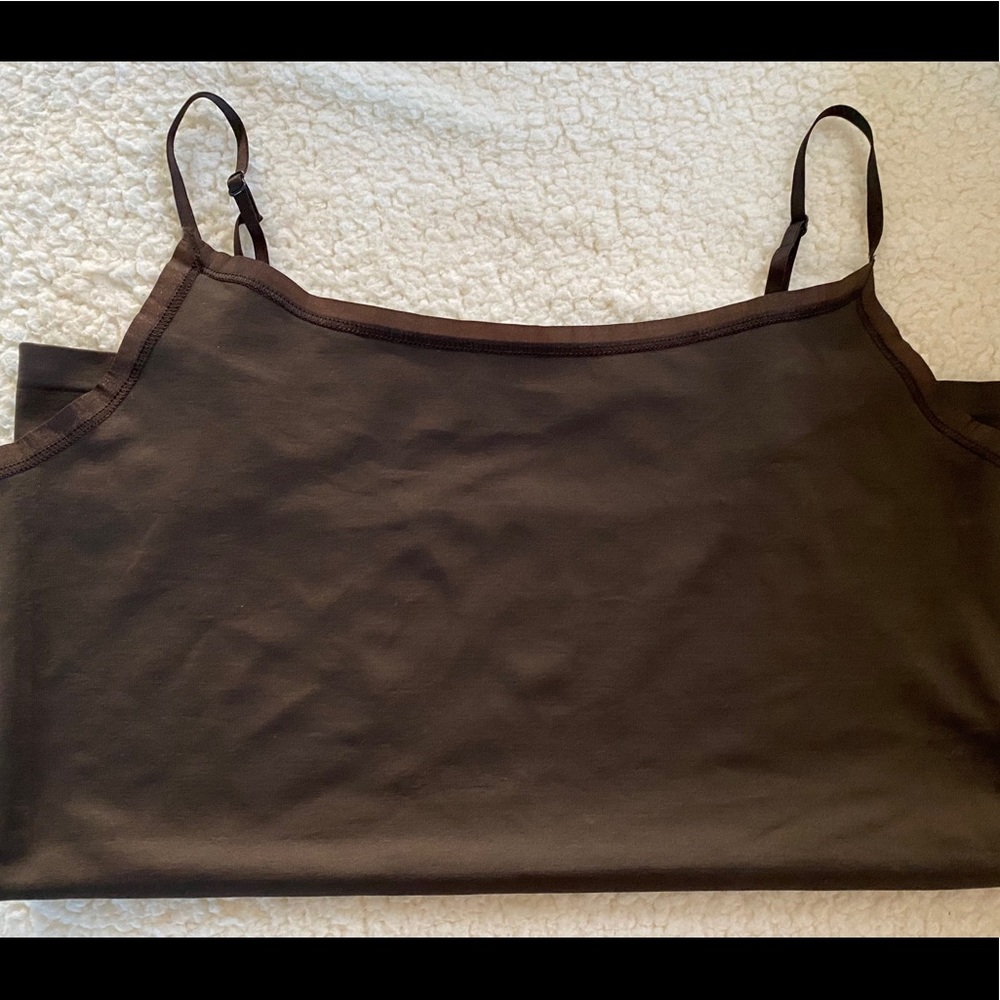 Ann Taylor Chocolate Brown Cami;Like New